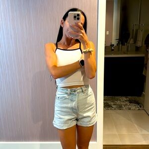 Zara light Jean shorts EUR 32 USA 0